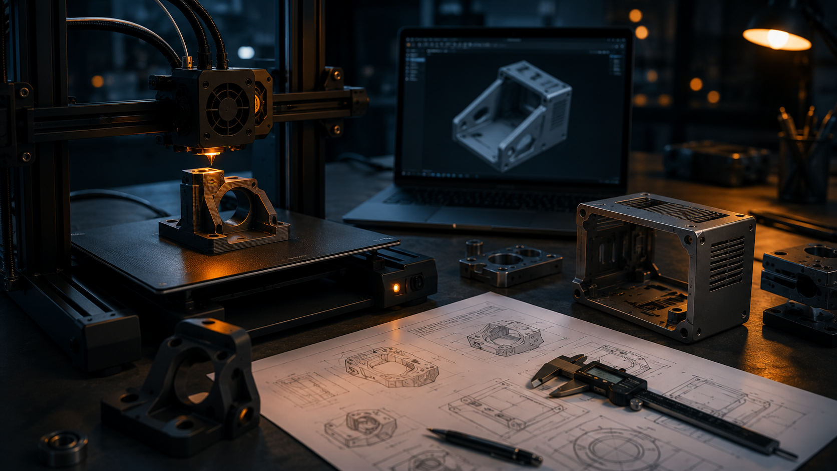 3D printer i CAD model — od digitalnog dizajna do fizičkog prototipa